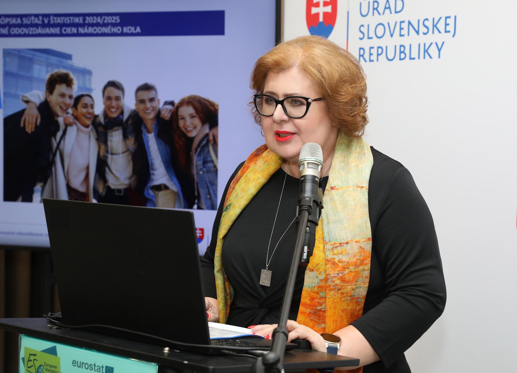 Zväčšiť fotografiu Podpredsedníčka Štatistického úradu SR a členka odbornej poroty
Ľudmila Ivančíková